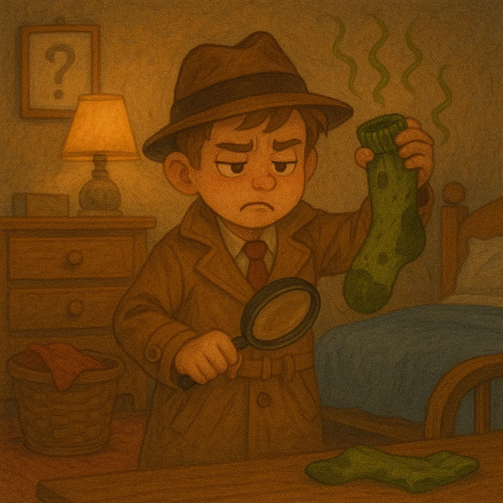 The Case of the Gross Green Socks